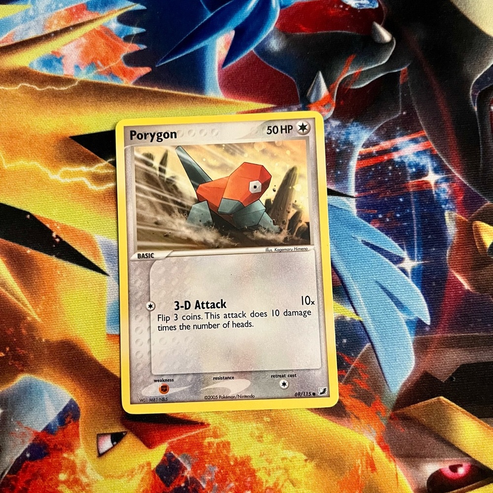 Pokemon Porygon Card Unseen Forces 2005
